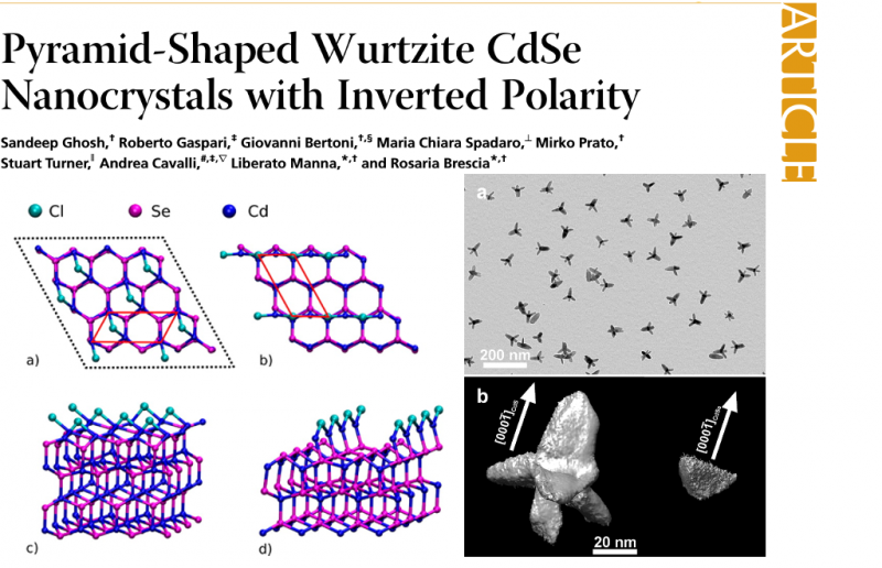  Pyramid-Shaped Wurtzite
CdSe Nanocrystals with Inverted Polarity 